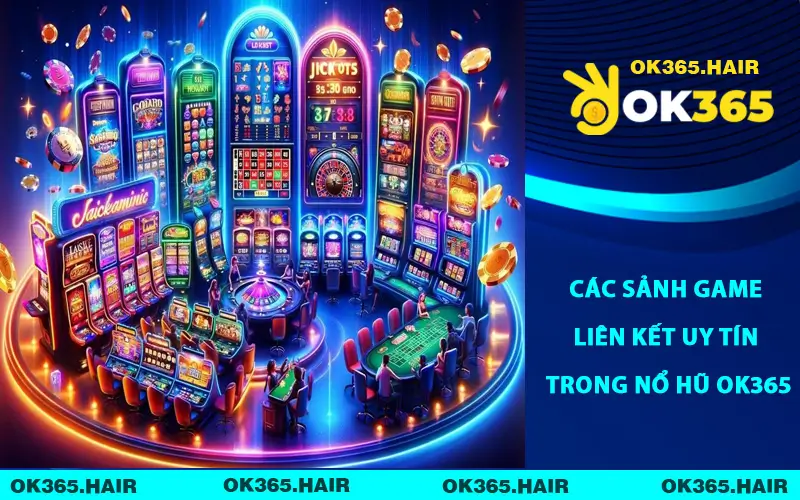 Các sảnh game liên kết uy tín trong nổ hũ OK365