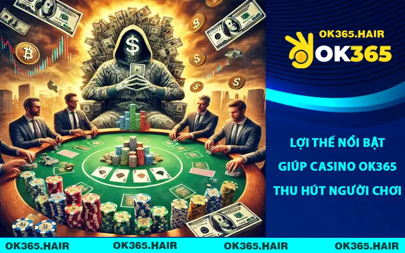 Lợi thế nổi bật giúp Casino OK365 thu hút người chơi