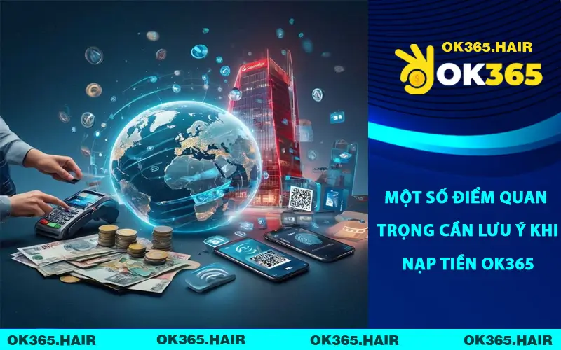 Một số điểm quan trọng cần lưu ý khi nạp tiền OK365