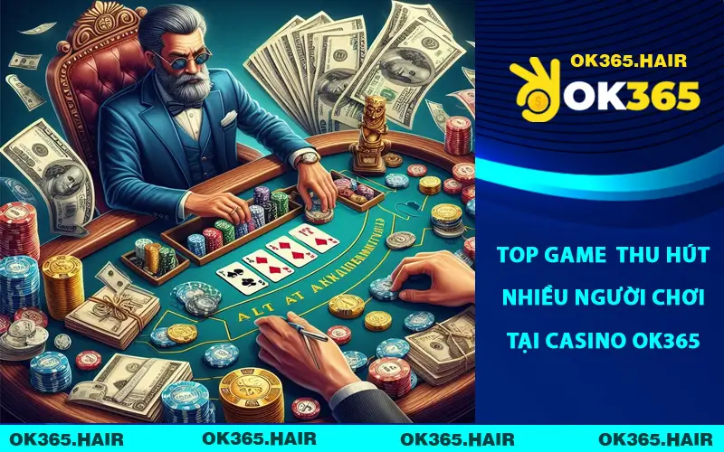 Top game hot thu hút nhiều người chơi tại Casino OK365