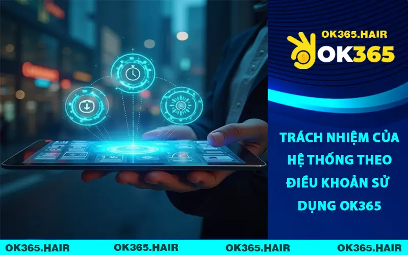 Trách nhiệm của hệ thống theo Điều Khoản Sử Dụng OK365